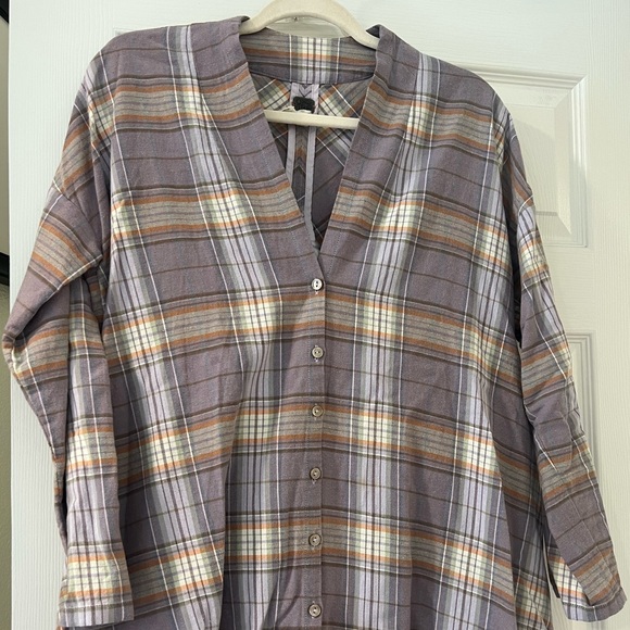 Free people plaid tunic - Picture 6 of 7